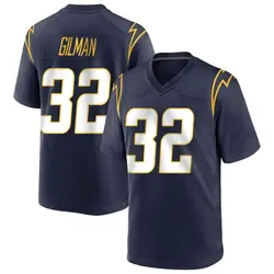 Men's Alohi Gilman Los Angeles Chargers Team Color Jersey - Navy Game