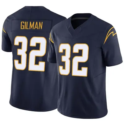 Men's Alohi Gilman Los Angeles Chargers Vapor F.U.S.E. Jersey - Navy Limited