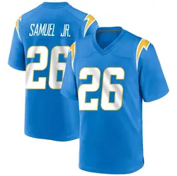 Men's Asante Samuel Jr. Los Angeles Chargers Powder Alternate Jersey - Blue Game