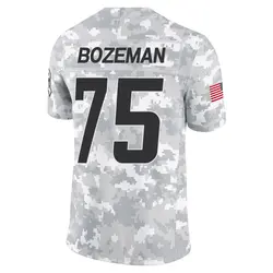 Men's Bradley Bozeman Los Angeles Chargers 2024 Salute to Service Jersey - Arctic Camo Limited