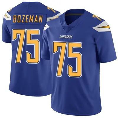 Men's Bradley Bozeman Los Angeles Chargers Color Rush Vapor Untouchable Jersey - Royal Limited