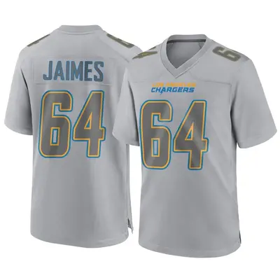 Men's Brenden Jaimes Los Angeles Chargers Atmosphere Fashion Jersey - Gray Game