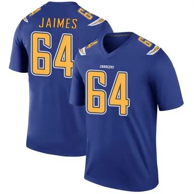 Men's Brenden Jaimes Los Angeles Chargers Color Rush Jersey - Royal Legend