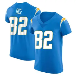 Men's Brenden Rice Los Angeles Chargers Alternate Vapor Untouchable Jersey - Blue Elite