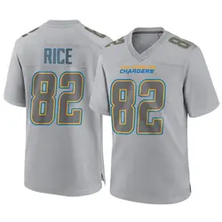 Men's Brenden Rice Los Angeles Chargers Atmosphere Fashion Jersey - Gray Game