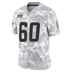 Men's Bucky Williams Los Angeles Chargers 2024 Salute to Service Jersey - Arctic Camo Limited