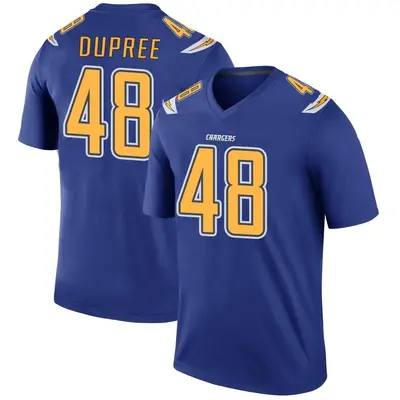 Men's Bud Dupree Los Angeles Chargers Color Rush Jersey - Royal Legend