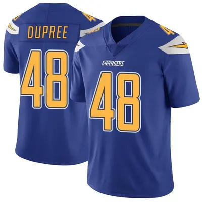 Men's Bud Dupree Los Angeles Chargers Color Rush Vapor Untouchable Jersey - Royal Limited