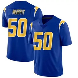 Men's Caleb Murphy Los Angeles Chargers 2nd Alternate Vapor Jersey - Royal Limited