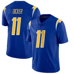 Men's Cameron Dicker Los Angeles Chargers 2nd Alternate Vapor Jersey - Royal Limited