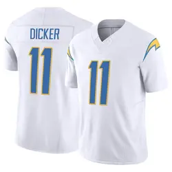 Men's Cameron Dicker Los Angeles Chargers Vapor F.U.S.E. Jersey - White Limited