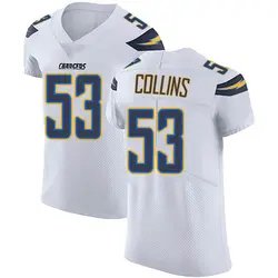 Men's Chris Collins Los Angeles Chargers Vapor Untouchable Jersey - White Elite