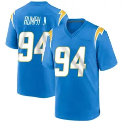 Men's Chris Rumph II Los Angeles Chargers Powder Alternate Jersey - Blue Game