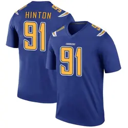 Men's Christopher Hinton Los Angeles Chargers Color Rush Jersey - Royal Legend