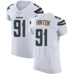 Men's Christopher Hinton Los Angeles Chargers Vapor Untouchable Jersey - White Elite