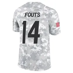 Men's Dan Fouts Los Angeles Chargers 2024 Salute to Service Jersey - Arctic Camo Limited