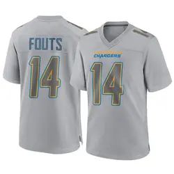 Men's Dan Fouts Los Angeles Chargers Atmosphere Fashion Jersey - Gray Game