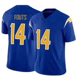 Men's Dan Fouts Los Angeles Chargers Vapor F.U.S.E. Jersey - Royal Limited