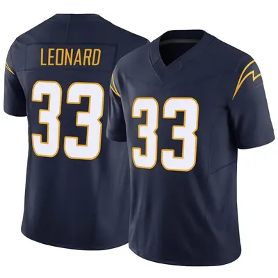 Men's Deane Leonard Los Angeles Chargers Vapor F.U.S.E. Jersey - Navy Limited