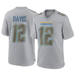 Men's Derius Davis Los Angeles Chargers Atmosphere Fashion Jersey - Gray Game