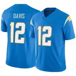 Men's Derius Davis Los Angeles Chargers Powder Vapor F.U.S.E. Jersey - Blue Limited