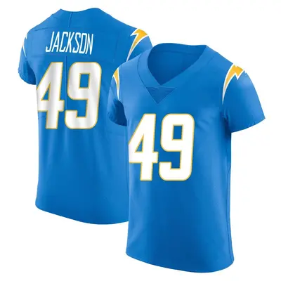 Men's Eddie Jackson Los Angeles Chargers Alternate Vapor Untouchable Jersey - Blue Elite