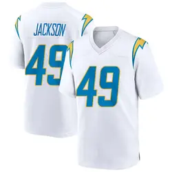 Men's Eddie Jackson Los Angeles Chargers Jersey - White Game