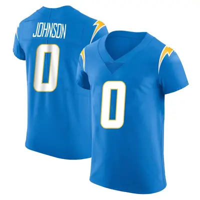 Men's Emany Johnson Los Angeles Chargers Alternate Vapor Untouchable Jersey - Blue Elite