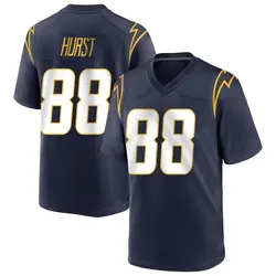 Men's Hayden Hurst Los Angeles Chargers Team Color Jersey - Navy Game