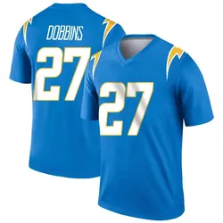 Men's J.K. Dobbins Los Angeles Chargers Powder Jersey - Blue Legend