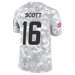 Men's JK Scott Los Angeles Chargers 2024 Salute to Service Jersey - Arctic Camo Limited