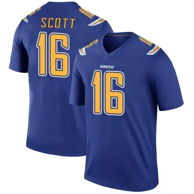 Men's JK Scott Los Angeles Chargers Color Rush Jersey - Royal Legend