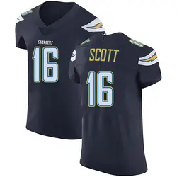 Men's JK Scott Los Angeles Chargers Team Color Vapor Untouchable Jersey - Navy Blue Elite