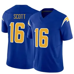 Men's JK Scott Los Angeles Chargers Vapor F.U.S.E. Jersey - Royal Limited