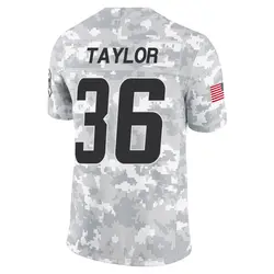 Men's Ja'Sir Taylor Los Angeles Chargers 2024 Salute to Service Jersey - Arctic Camo Limited