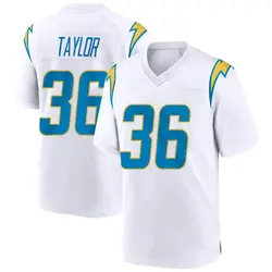 Men's Ja'Sir Taylor Los Angeles Chargers Jersey - White Game