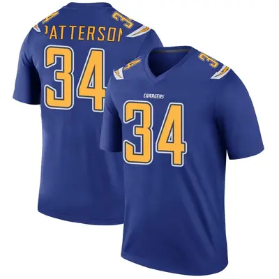 Men's Jaret Patterson Los Angeles Chargers Color Rush Jersey - Royal Legend