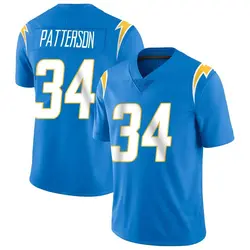 Men's Jaret Patterson Los Angeles Chargers Powder Vapor Untouchable Alternate Jersey - Blue Limited