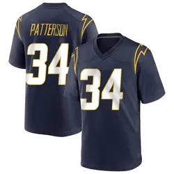 Men's Jaret Patterson Los Angeles Chargers Team Color Jersey - Navy Game