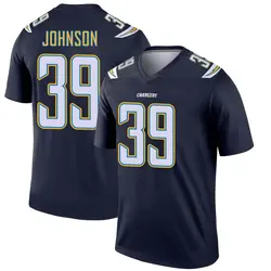 Men's Jaylen Johnson Los Angeles Chargers Jersey - Navy Legend