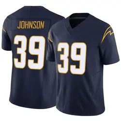 Men's Jaylen Johnson Los Angeles Chargers Vapor F.U.S.E. Jersey - Navy Limited