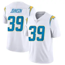 Men's Jaylen Johnson Los Angeles Chargers Vapor Untouchable Jersey - White Limited