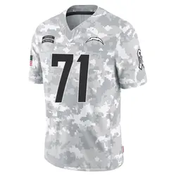 Men's Jordan McFadden Los Angeles Chargers 2024 Salute to Service Jersey - Arctic Camo Limited