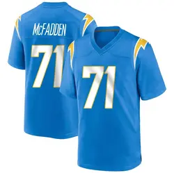 Men's Jordan McFadden Los Angeles Chargers Powder Alternate Jersey - Blue Game