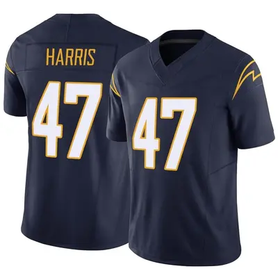 Men's Josh Harris Los Angeles Chargers Vapor F.U.S.E. Jersey - Navy Limited