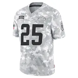 Men's Junior Colson Los Angeles Chargers 2024 Salute to Service Jersey - Arctic Camo Limited