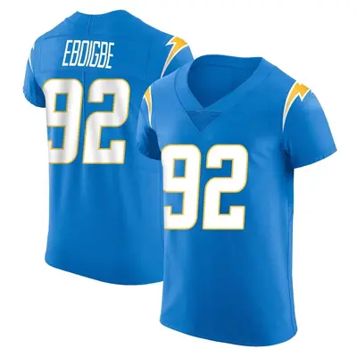 Men's Justin Eboigbe Los Angeles Chargers Alternate Vapor Untouchable Jersey - Blue Elite