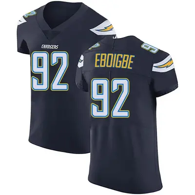 Men's Justin Eboigbe Los Angeles Chargers Team Color Vapor Untouchable Jersey - Navy Blue Elite