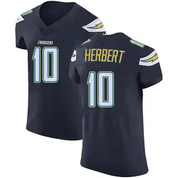 Men's Justin Herbert Los Angeles Chargers Team Color Vapor Untouchable Jersey - Navy Blue Elite