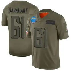 Men's Karsen Barnhart Los Angeles Chargers 2019 Salute to Service Jersey - Camo Limited